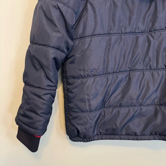 Tommy Hilfiger Jacket Youth Boys XL Blue Puffer Zip Hooded Fleece Lined Outdoor - Picture 7 of 10